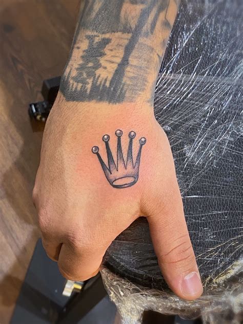 rolex crown tattoo|noble crown tattoo designs.